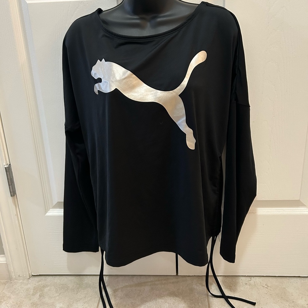 Puma Women Transition Light Cover Up Shirt Tee/Size M